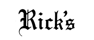 RICK'S logo