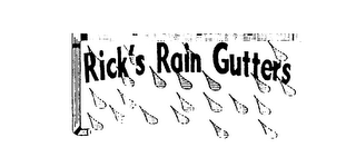 RICK'S RAIN GUTTERS logo
