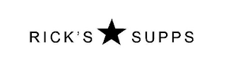 RICK'S SUPPS logo