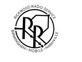 RICKWOOD RADIO SERVICE RR BIRMINGHAM-MOBILE-NASHVILLE logo