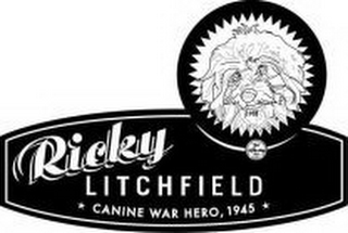 RICKY LITCHFIELD CANINE WAR HERO, 1945 logo