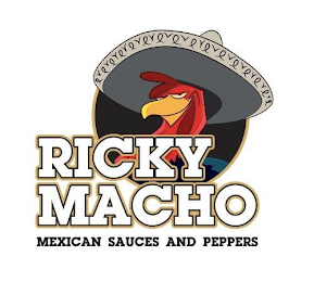 RICKY MACHO MEXICAN SAUCES AND PEPPERS logo