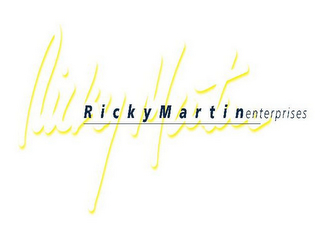 RICKY MARTIN RICKY MARTIN ENTERPRISES logo