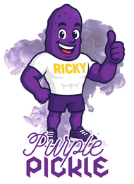 RICKY PURPLE PICKLE logo