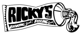 RICKY'S NYC LOOKING GOOD! FEELING GOOD! logo