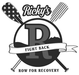 RICKY'S ROW FOR RECOVERY FIGHT BACK logo