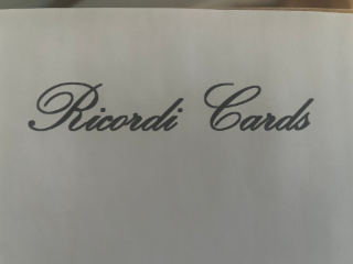 RICORDI CARDS logo