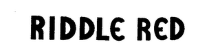 RIDDLE RED logo