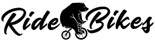 RIDE BIKES logo