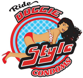 RIDE DOGGIE STYLE CONDOMS logo