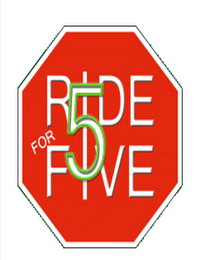 RIDE FOR FIVE 5 logo
