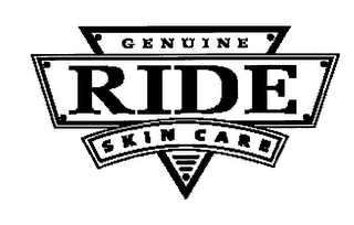 RIDE GENUINE SKIN CARE logo