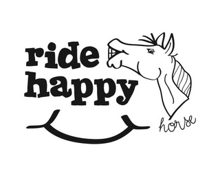 RIDE HAPPY HORSE logo