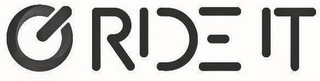 RIDE IT logo