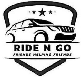 RIDE N GO FRIENDS HELPING FRIENDS logo