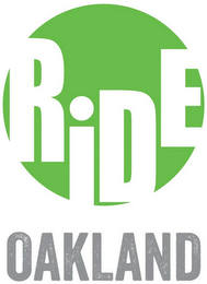 RIDE OAKLAND logo