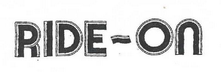 RIDE-ON logo