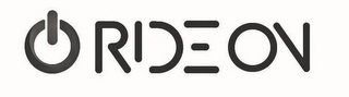 RIDE ON logo