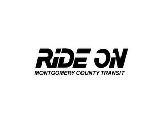 RIDE ON MONTGOMERY COUNTY TRANSIT logo