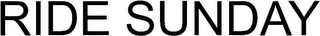 RIDE SUNDAY logo