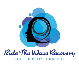 RIDE THE WAVE RECOVERY TOGETHER, IT'S POSSIBLE logo