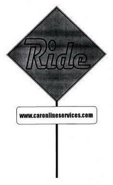 RIDE WWW.CARONLINESERVICES.COM logo