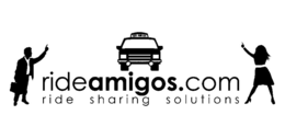 RIDEAMIGOS.COM RIDE SHARING SOLUTIONS logo