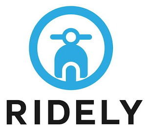 RIDELY logo