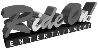 RIDEON! ENTERTAINMENT logo