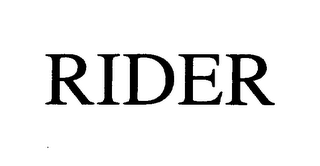 RIDER logo