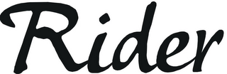 RIDER logo
