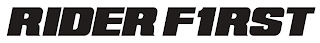 RIDER F1RST logo