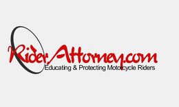 RIDERATTORNEY.COM EDUCATING & PROTECTING MOTORCYCLE RIDERS logo