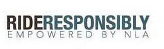 RIDERESPONSIBLY EMPOWERED BY NLA logo