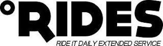 RIDES RIDE IT DAILY EXTENDED SERVICE logo
