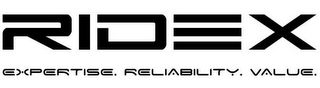 RIDEX EXPERTISE. RELIABILITY. VALUE. logo