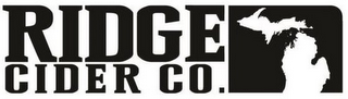 RIDGE CIDER CO. logo