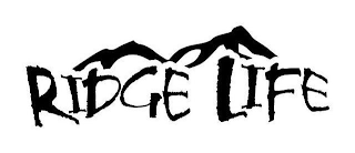 RIDGE LIFE logo