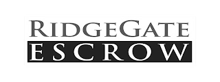 RIDGEGATE ESCROW logo