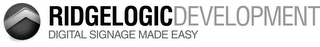 RIDGELOGICDEVELOPMENT DIGITAL SIGNAGE MADE EASY logo