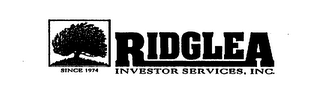 RIDGLEA INVESTOR SERVICES, INC. SINCE 1974 logo