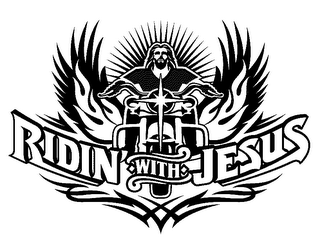 RIDIN' WITH JESUS logo
