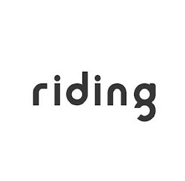 RIDING logo