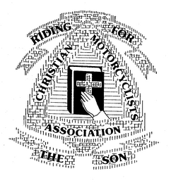 RIDING FOR THE SON CHRISTIAN MOTORCYCLISTS ASSOCIATION logo