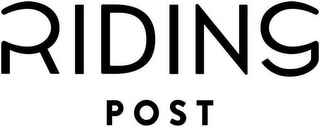 RIDING POST logo