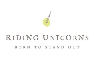 RIDING UNICORNS BORN TO STAND OUT logo