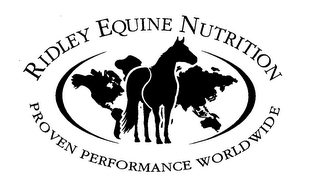 RIDLEY EQUINE NUTRITION PROVEN PERFORMANCE WORLDWIDE logo