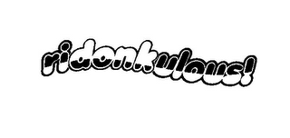 RIDONKULOUS! logo
