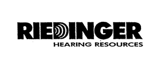 RIEDINGER HEARING RESOURCES logo