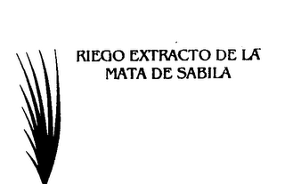 RIEGO EXTRACTO DE LA MATA DE SABILA logo